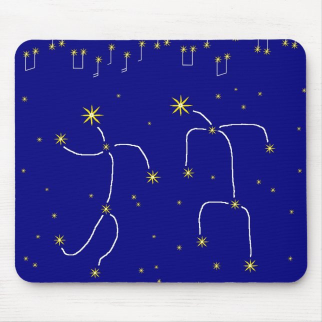 Star Dance Mouse Pad (Front)