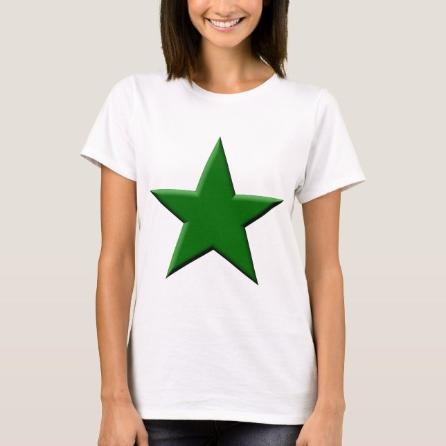 Star - Dark Green T-Shirt (Front)