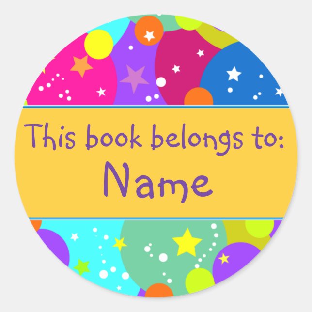 Star Design - Book Plate (Front)