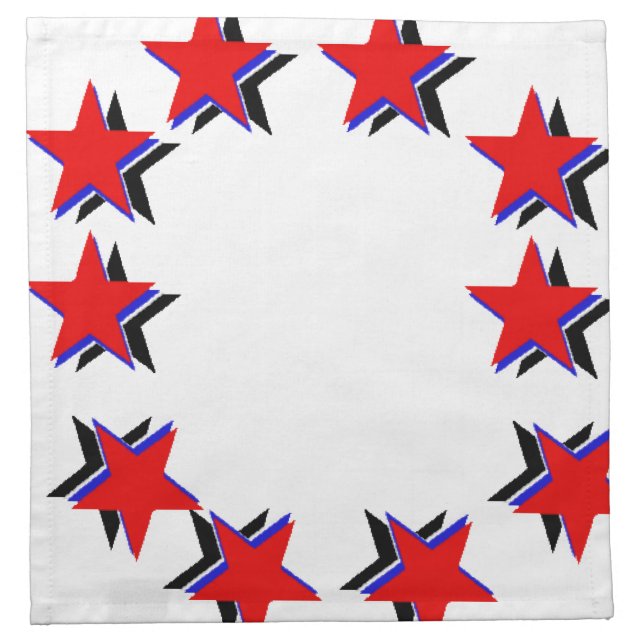 Star Design Napkins (Front)