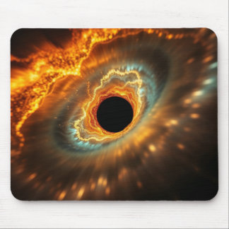 Star Devourer – Cosmic Black Hole Eruption Mouse Pad