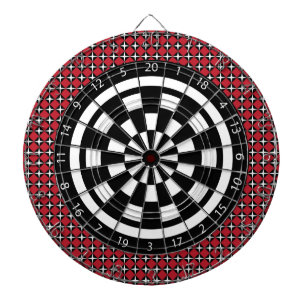 Star Diamonds Dartboard With Darts
