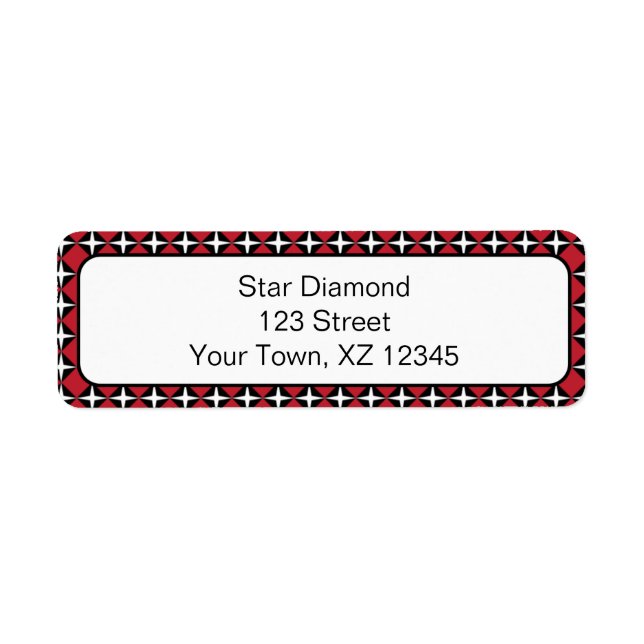 Star Diamonds Label (Front)