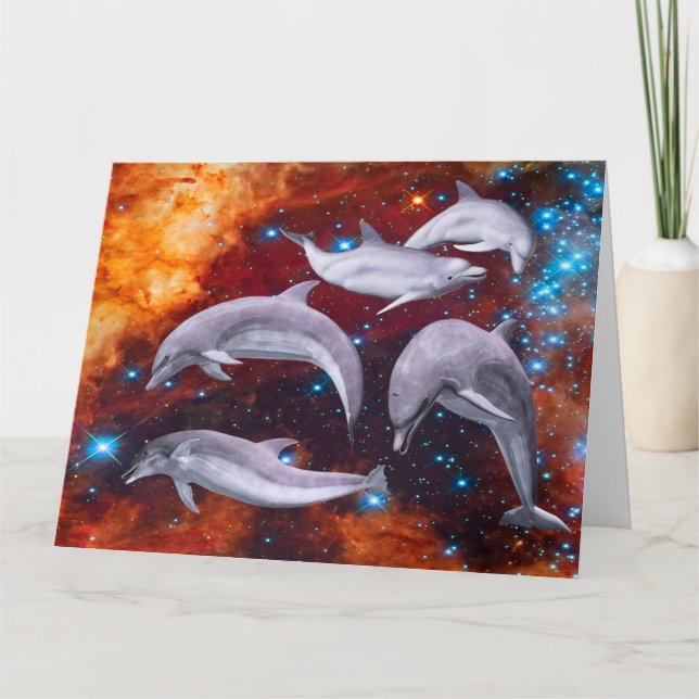 Star Dolphins Card (Front)