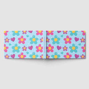 Star-Dusted Blooms Napkin Guest Book