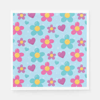 Star-Dusted Blooms Napkins