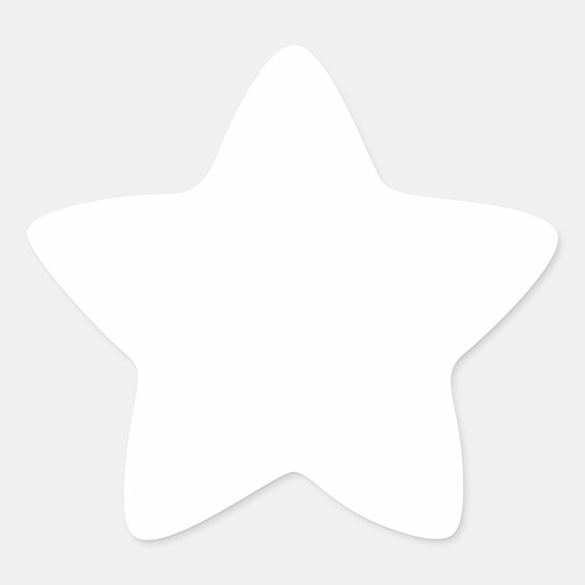 STAR - EDIT Color Shade ADD Text Image Star Sticker (Front)