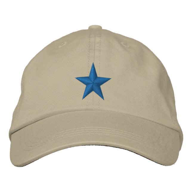 Star Embroidered Baseball Hat (Front)