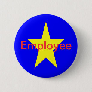 Star Employee Pinback Button