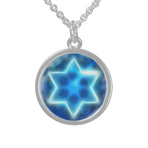 Star Encircled Sterling Silver Necklace