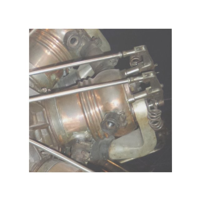 Star Engine Head W/Valves 12" x 12" Gallery Wrap (Front)