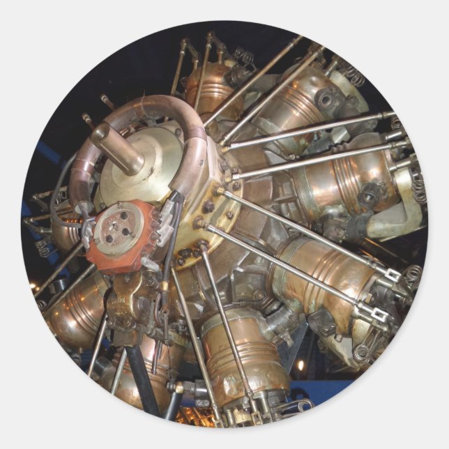 Star Engine Round Sticker (Front)