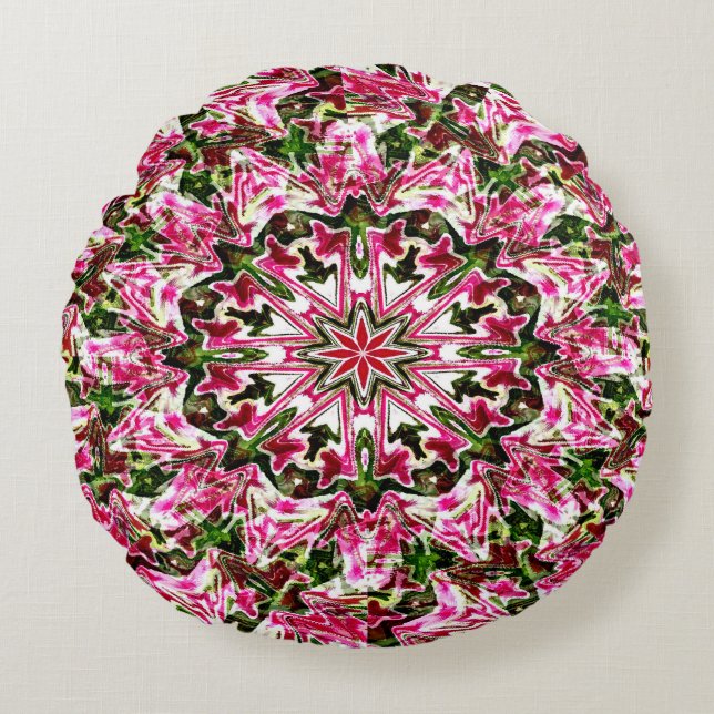 Star Explosion........ Round Pillow (Front)