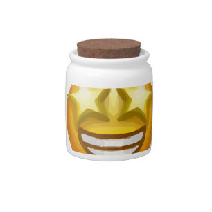 star eyes emoji candy jar