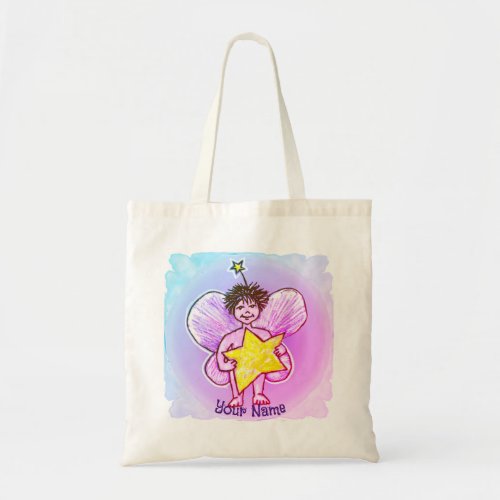 Star Fairy custom name Tote Bag