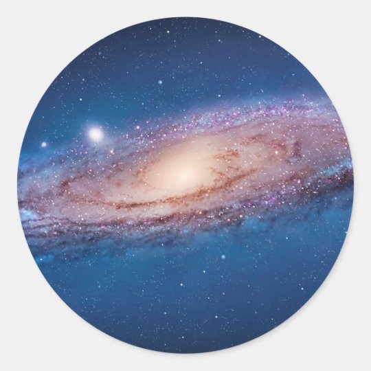 Star Field Classic Round Sticker
