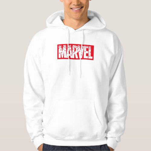 Star Filled Marvel Logo Hoodie