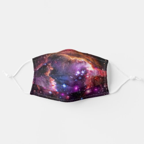 Star-filled Small Magellanic Cloud Wingtip Adult Cloth Face Mask