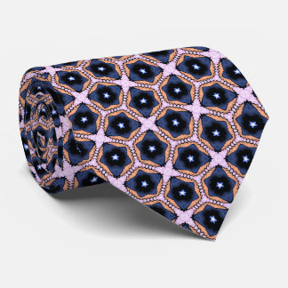 Star Flower Power Neck Tie