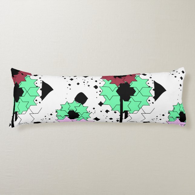Star flowers body pillow (Front)