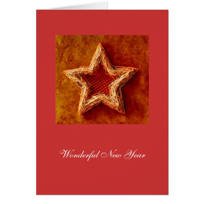Star for Wonderful New Year 2009   Card