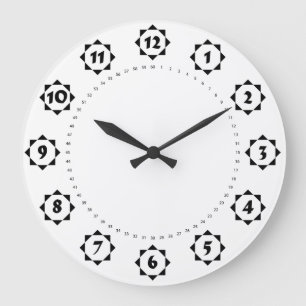 Star form Collection Large Clock