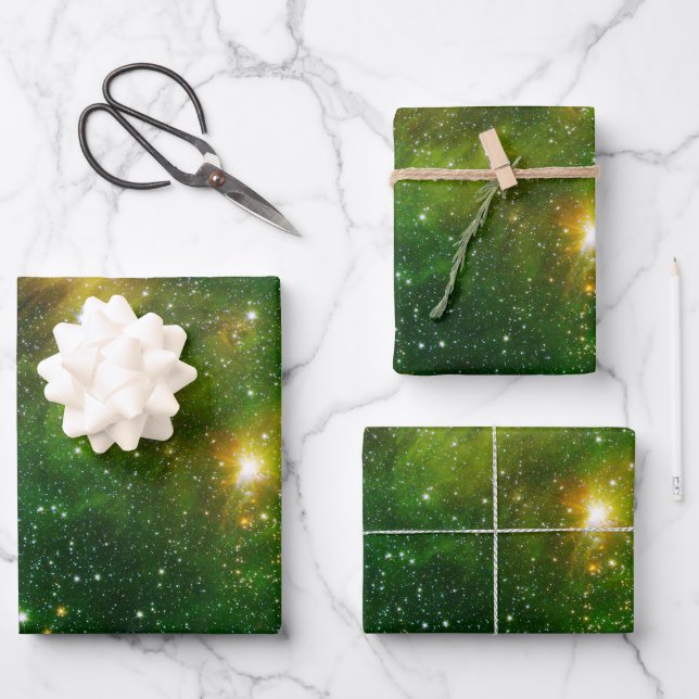 Star Forming Region GL 490 Wrapping Paper Sheets (Front)