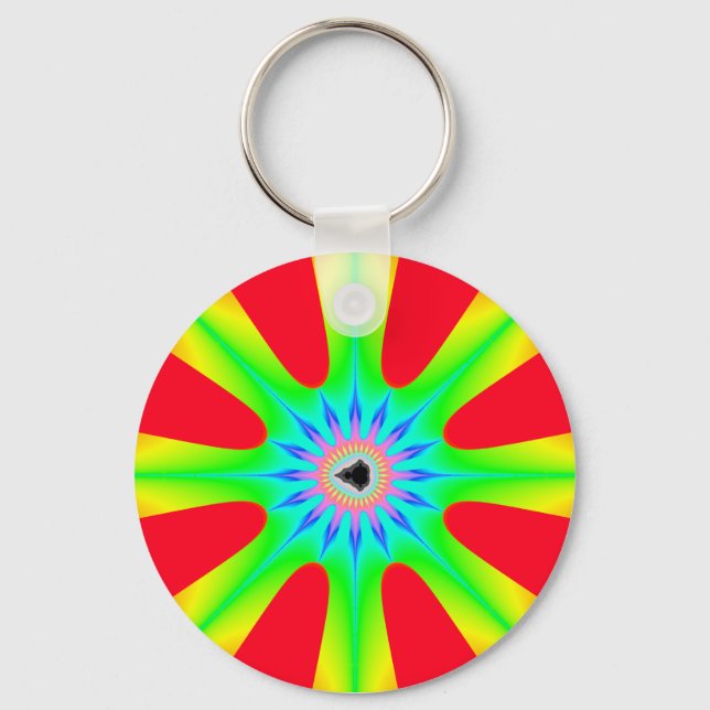 Star - Fractal Keychain (Front)