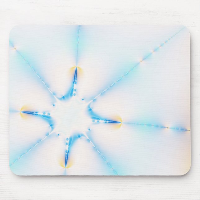Star Fractal Mouse Pad (Front)