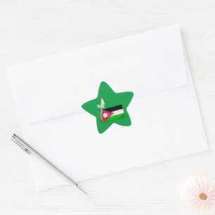 Star Free Palestine Heart Sticker