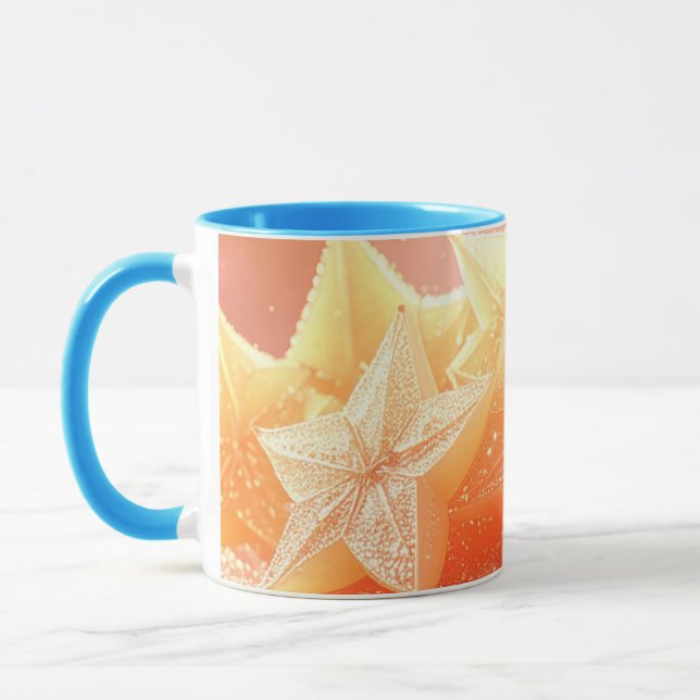 STAR FRUIT - CARAMBOLE - EXOTIC FRUITS MUG (Left)