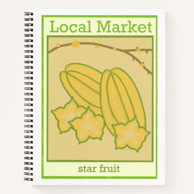 Star fruit notebook (Front)