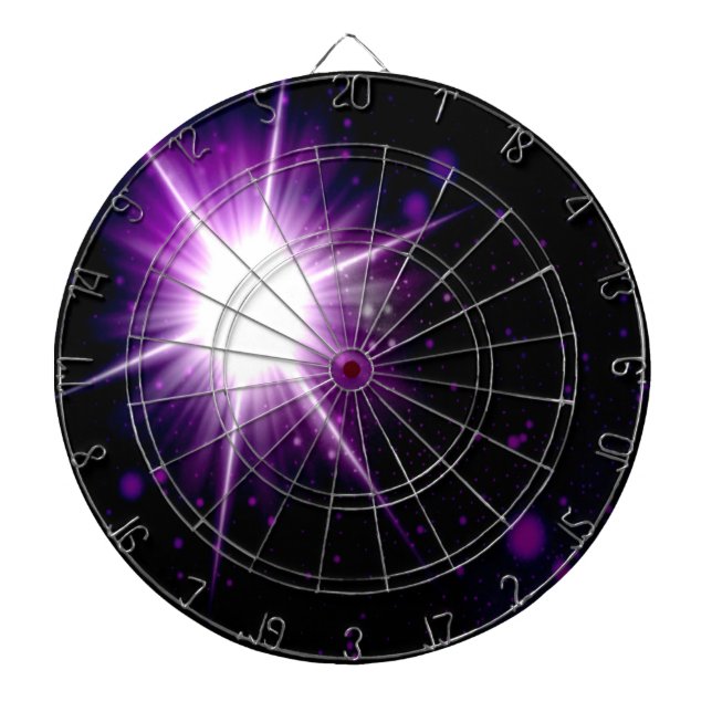 Star Galaxy Dartboard With Darts (Front)
