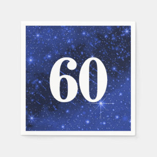 Star Galaxy For 60th Birthday Party Napkins