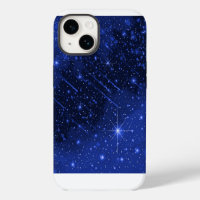 Star Galaxy On Blue  