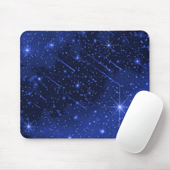 Star Galaxy On Blue  Mouse Pad (With Mouse)