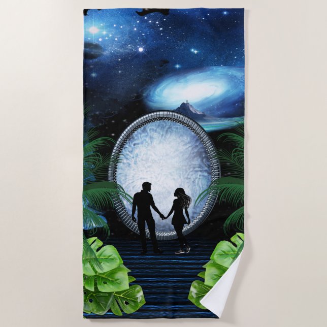 Star-gate-Portal Beach Towel (Front)