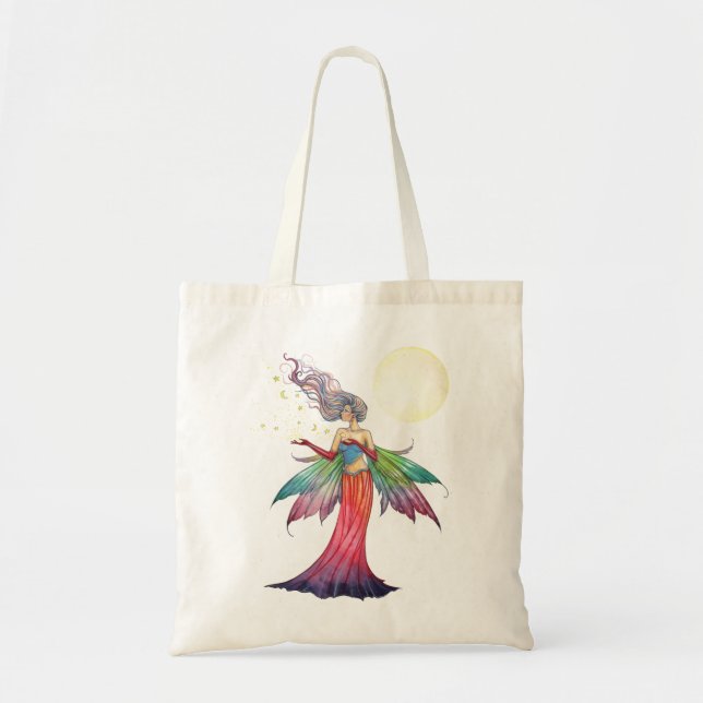 Star Gatherer Fairy Art Tote Bag (Front)