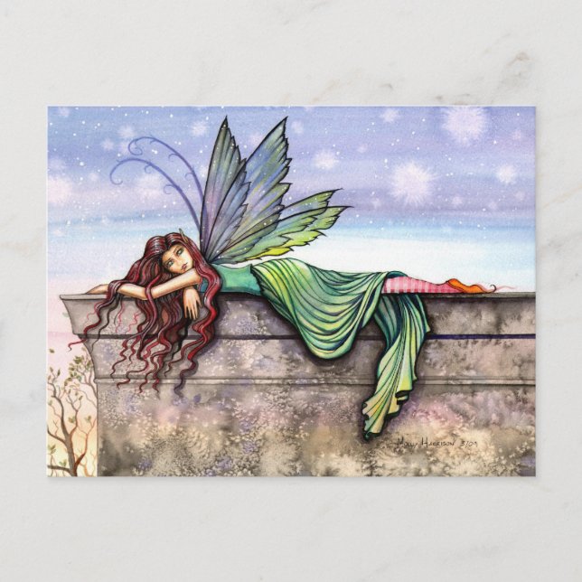 Star Gazer Fairy Postcard (Front)