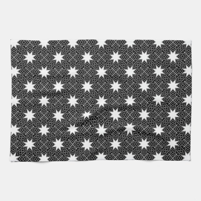 Star Geometric INV Kitchen Towel (Horizontal)
