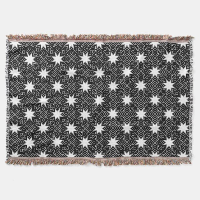 Star Geometric INV Throw Blanket (Front)