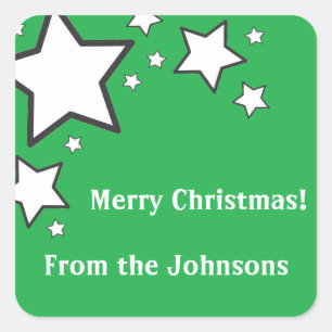 Star Gift Tag Stickers