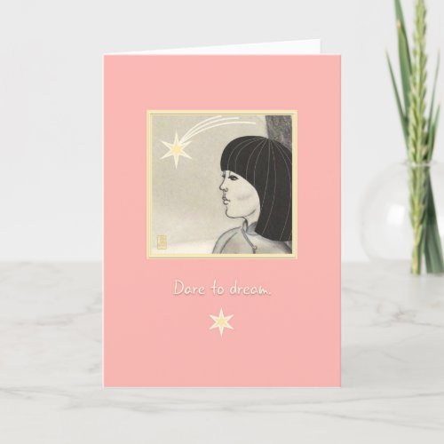 Star Girl Dare to Dream 1 Encouragement Card