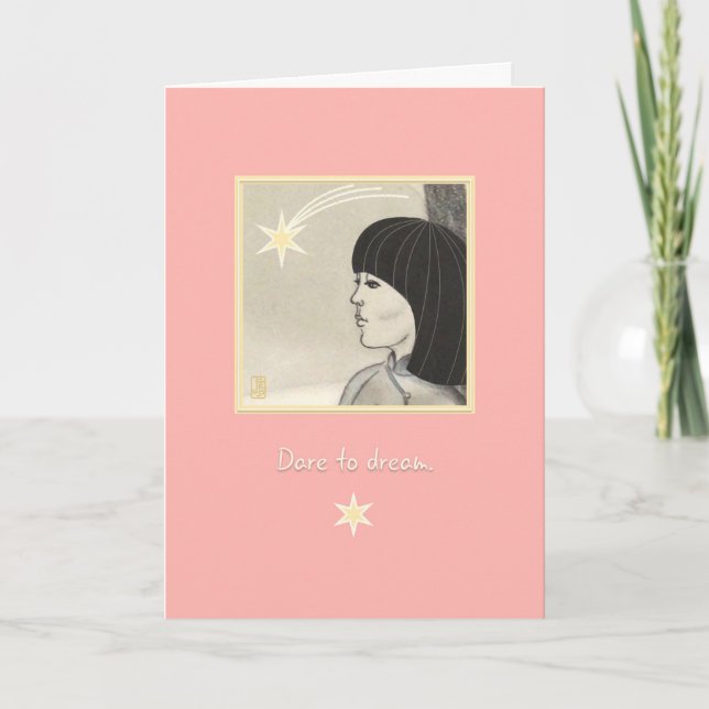 Star Girl Dare to Dream 3 Encouragement Card (Front)