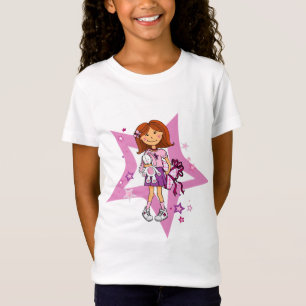 Star girly gift illlustrated graphic t-shirt