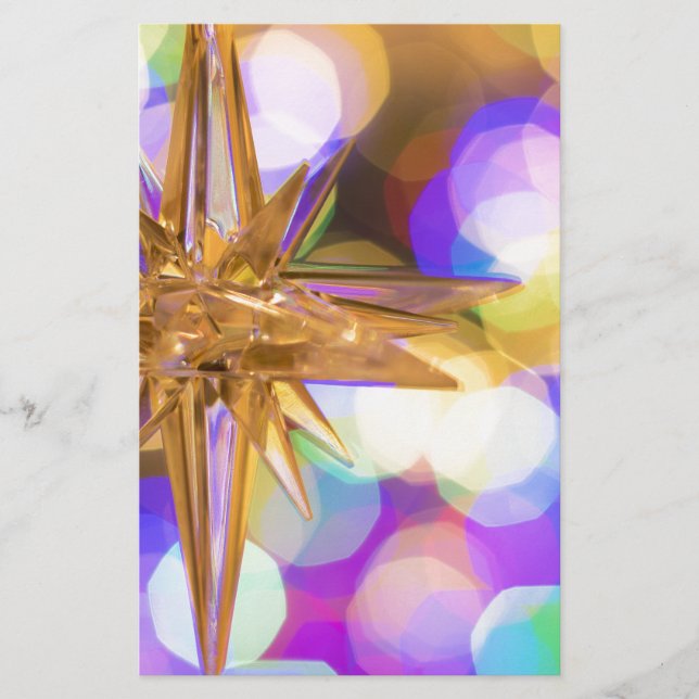 Star Glitter Stationery (Front)