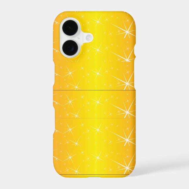 Star Gold Pattern Iphone Case (Back)