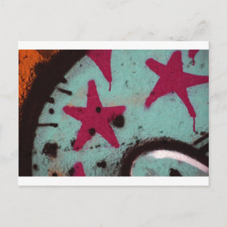 Star Graffiti Postcard