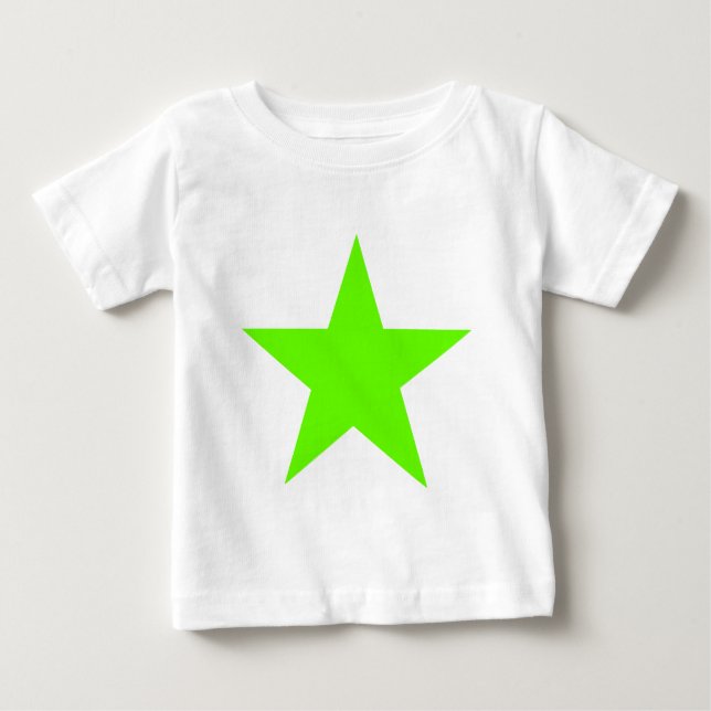 Star Green Light The MUSEUM Zazzle Gifts Baby T-Shirt (Front)