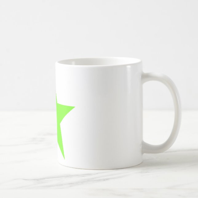 Star Green Light The MUSEUM Zazzle Gifts Coffee Mug (Right)